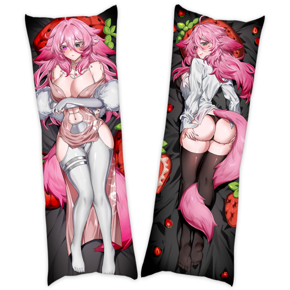 JasmineLilith "Sweet Strawberry" Black Dakimakura