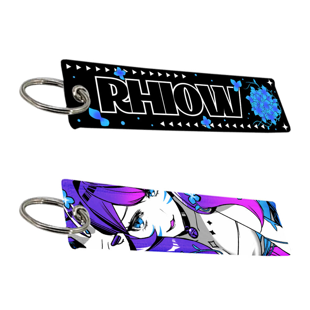 Rhiowmeow Hydrangea Jet Tag