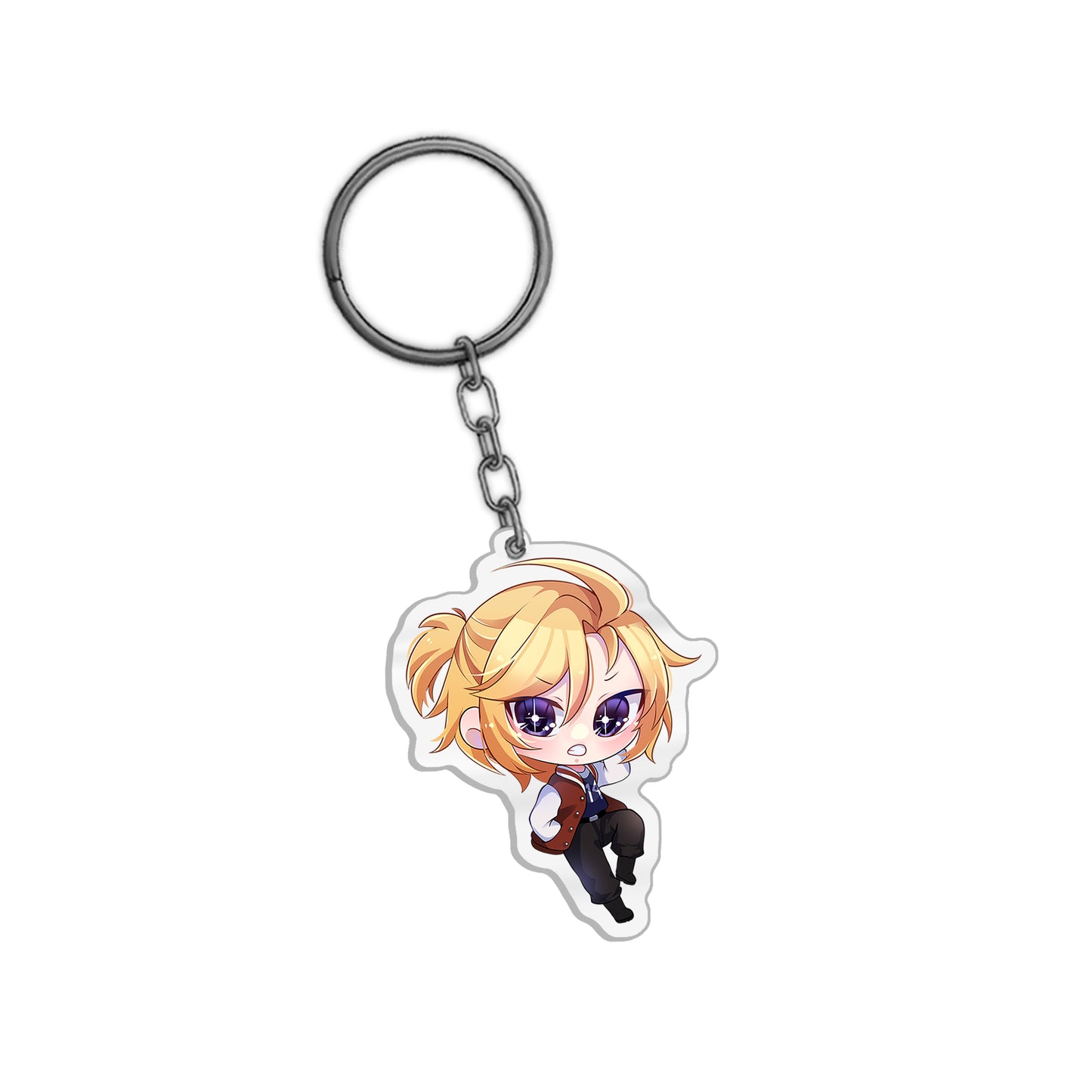 Goth Boy and the Jock Thad Keychain