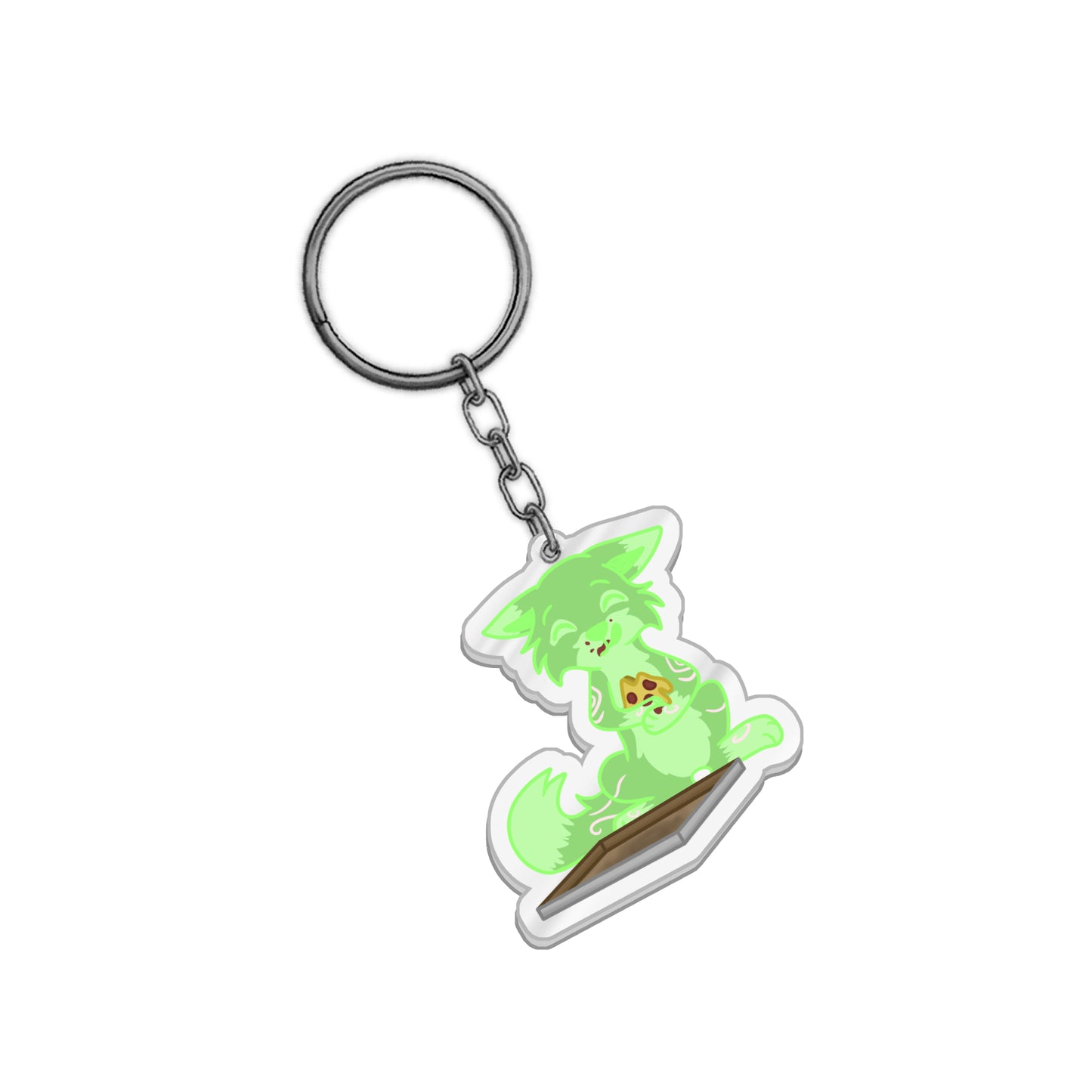 Katsune "Pizza Mess" Keychain