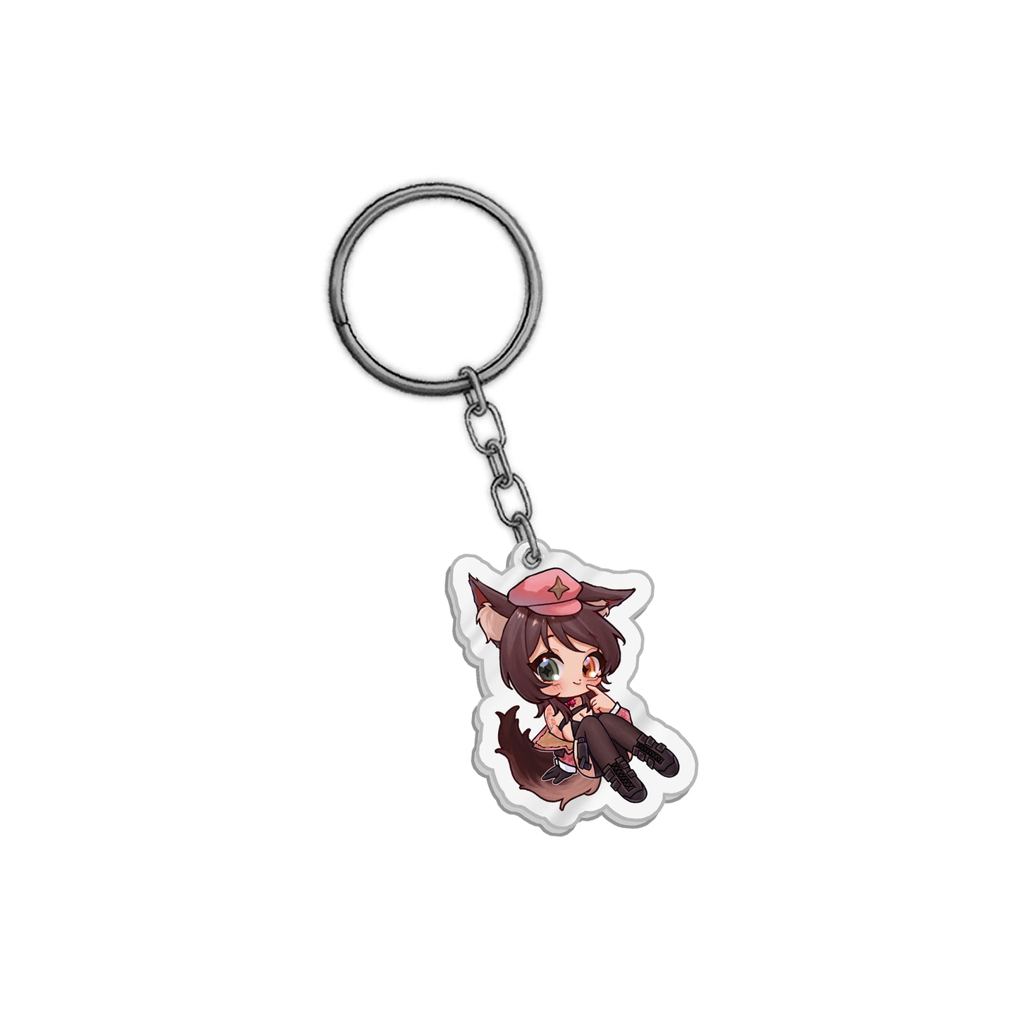 Lady Qathrin "Cute Spywear Chibi" Keychain A