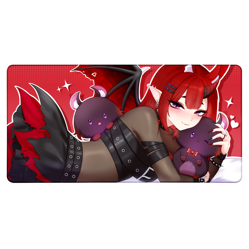 lanna_ "Bunny Demon Hug" XXL Mousepad