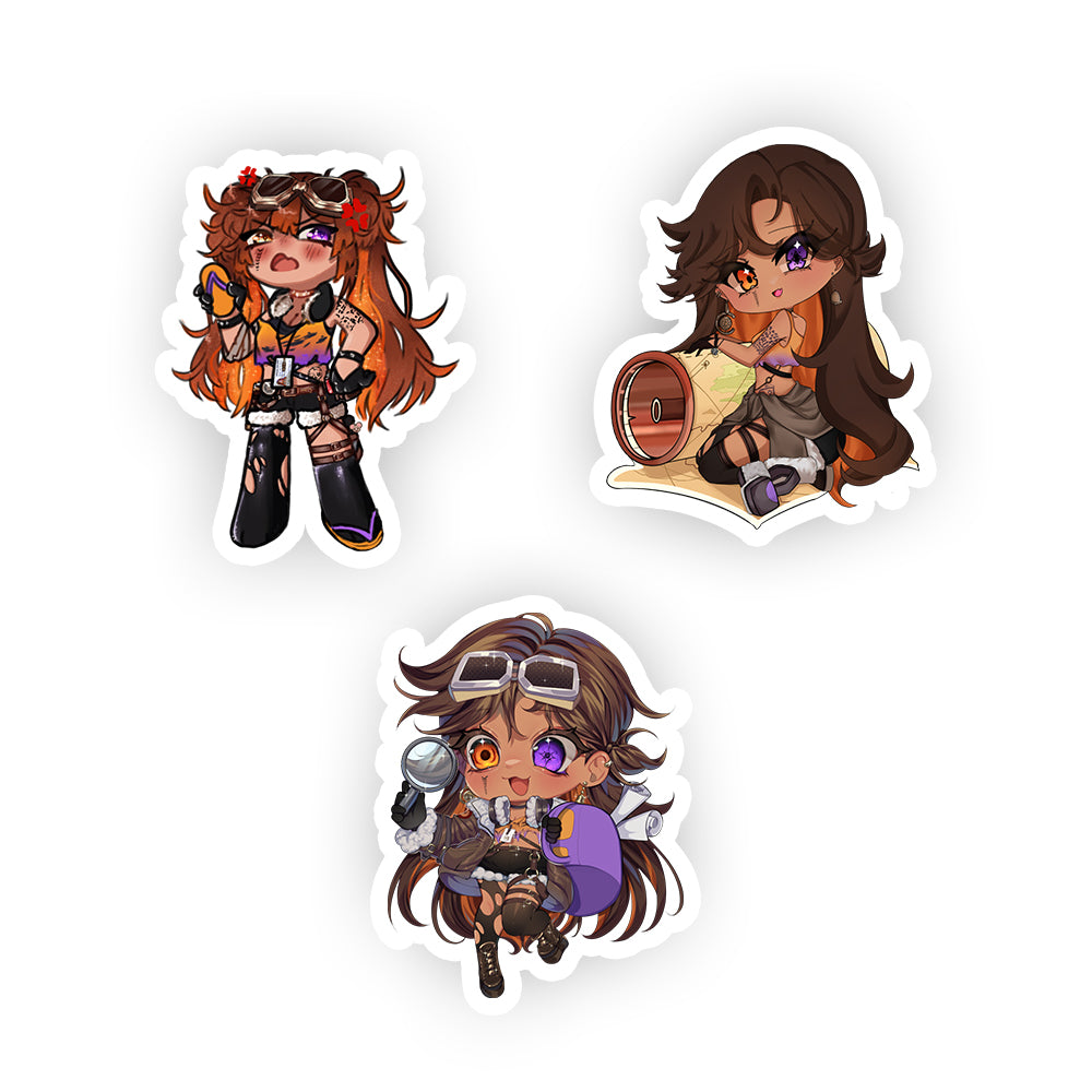 LauraTheExplaura_ Chibi Sticker Pack