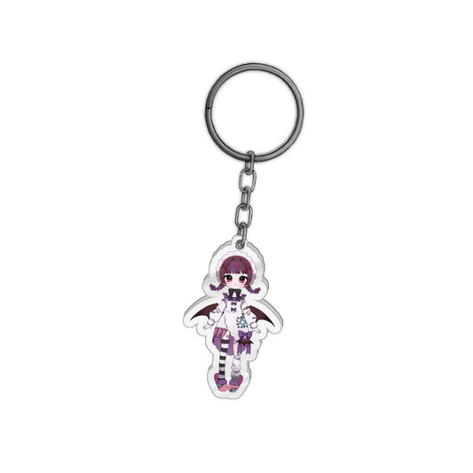 MaimeMeow Pretty in Patchwork Keychain