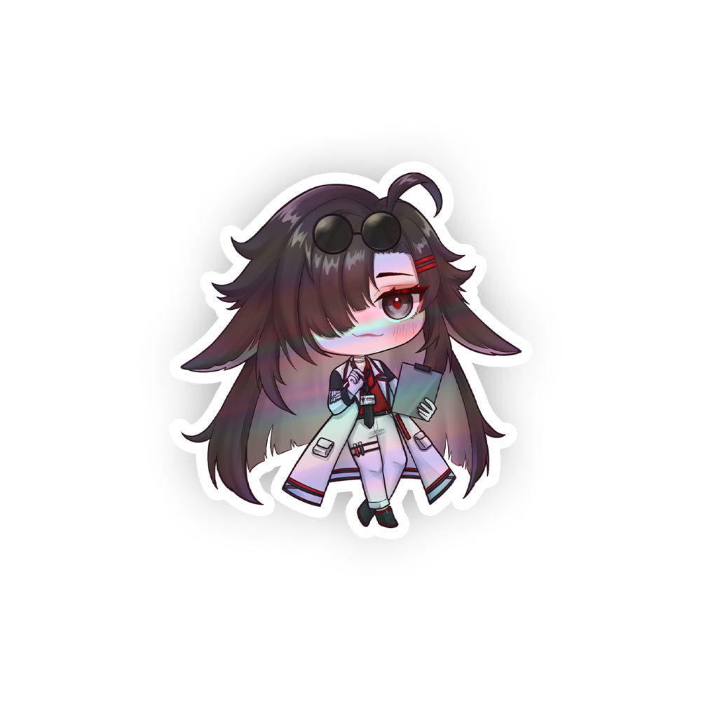 Meatokki Appointment Checklist Holographic Sticker