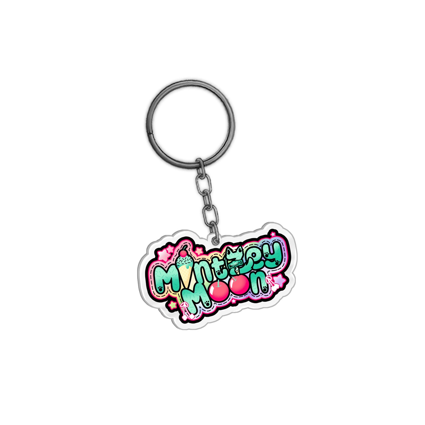 MintzeyMoon Logo Keychain