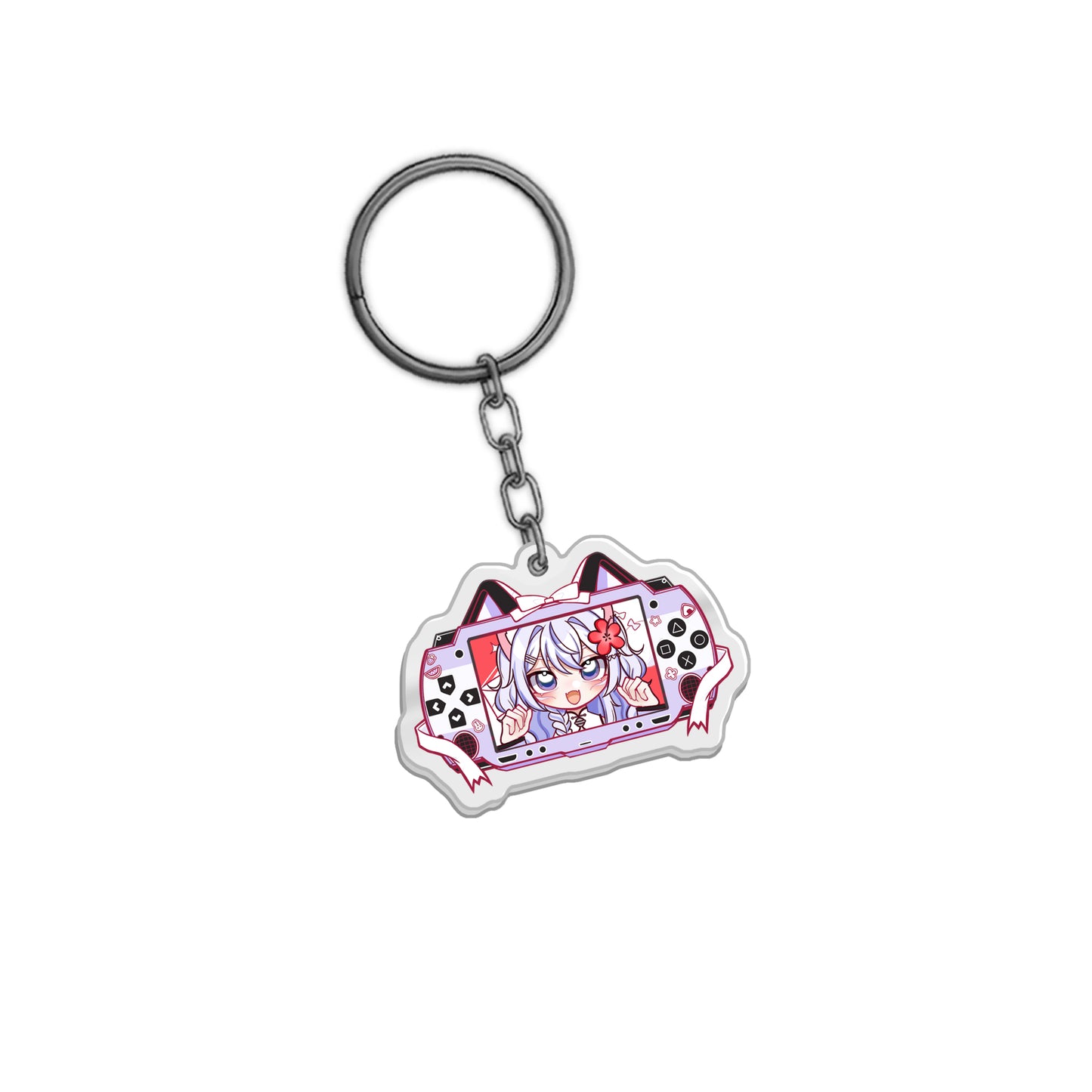 MissKitsuri "Handheld Gamer Goddess" Keychain