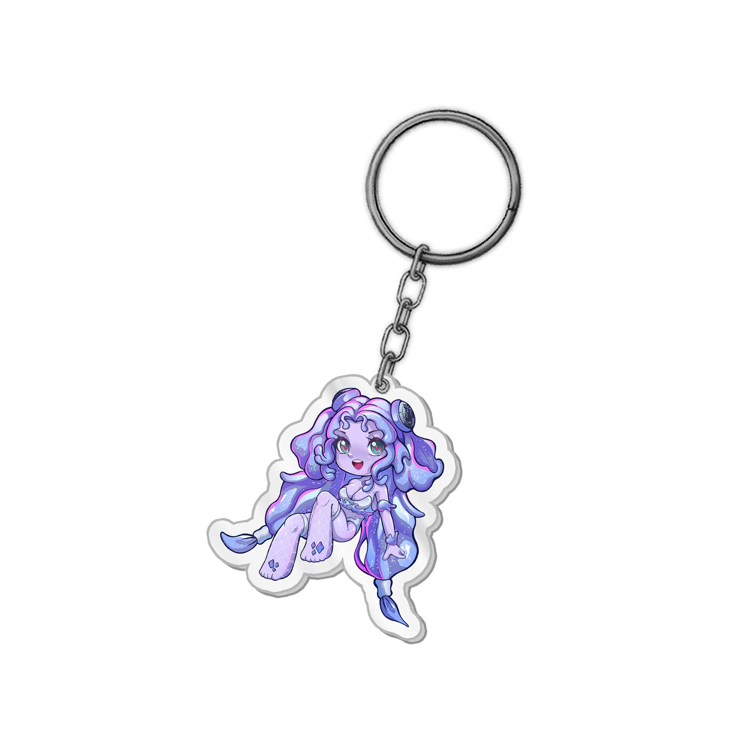 MizukiCreates "Chibi Sit" Keychain