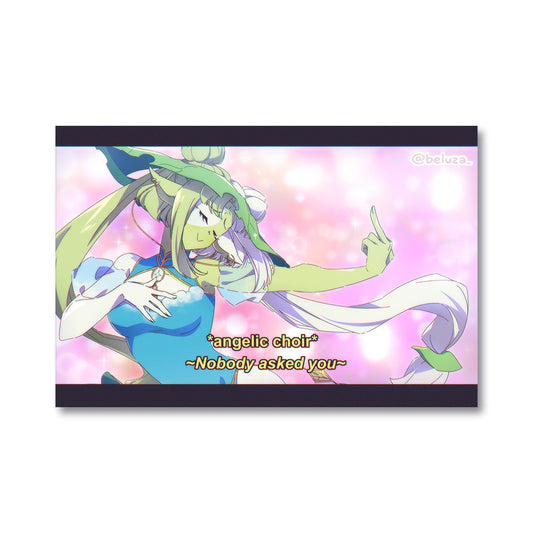 MonisteraVT 'Nobody Asked' Poster