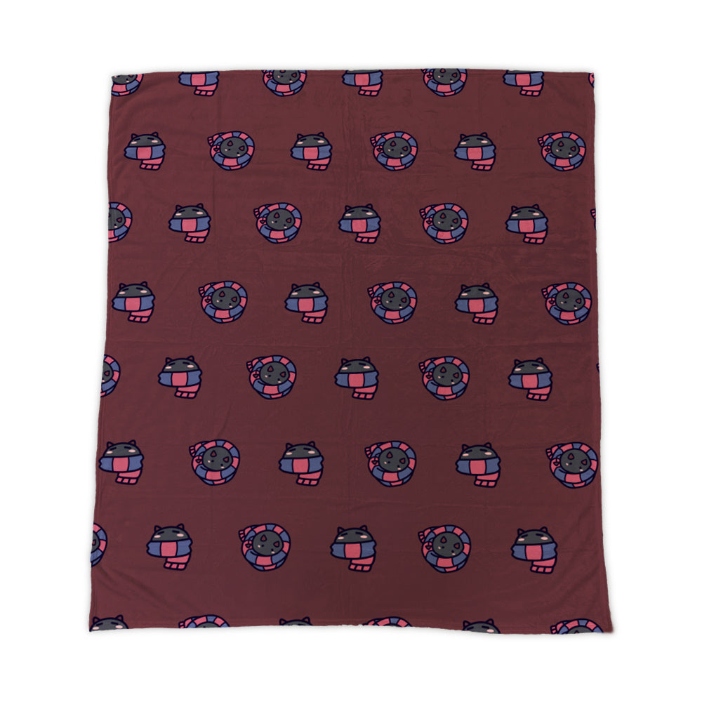 Numi Bundled Together Maroon Blanket