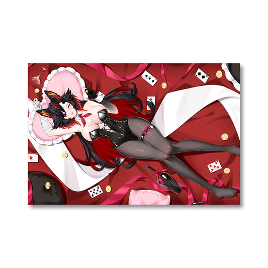 NyxiaNoire All on Red Poster