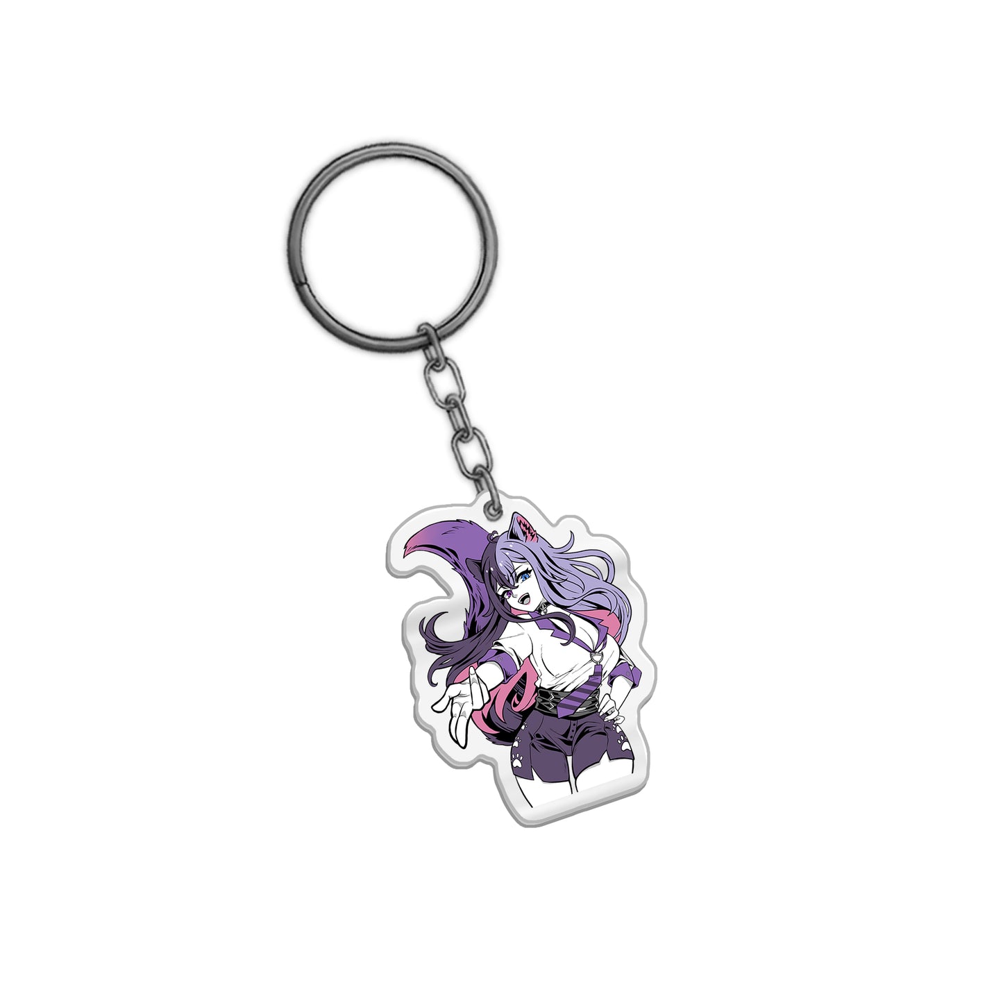 Obsidiana "Cat's Call" Keychain