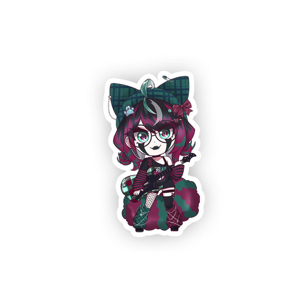 Pheesekai Rock On Chibi Sticker