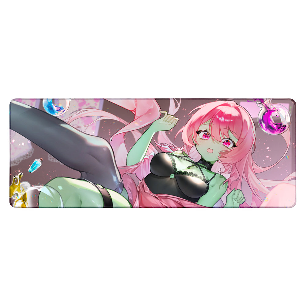 Pinkzombie8u "Floating Disaster" XL Mousepad