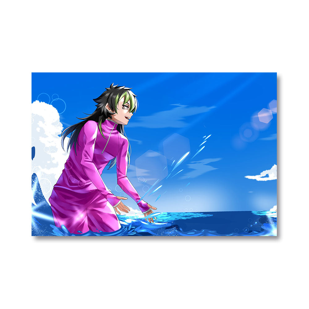 Serakuga Beach Day Poster