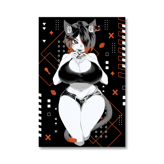 Catzy Neko Nuggs Poster