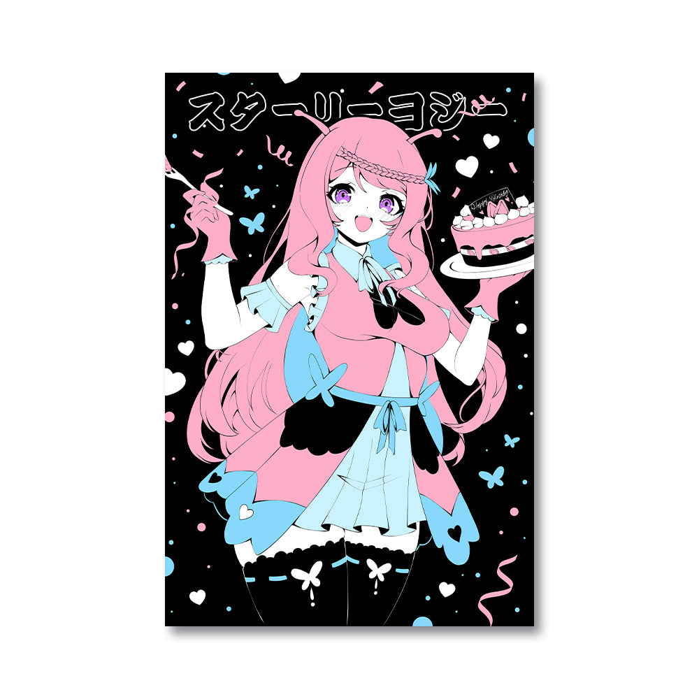 Yozzy "Birthday Butterfly" Poster