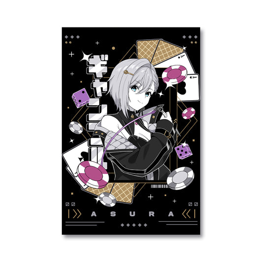 JustAsuraa "Full Aces" Poster