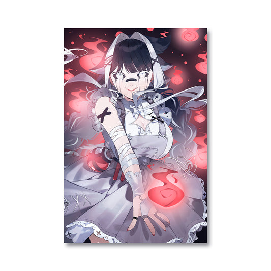 WraithWisteria Spirit Flame Poster