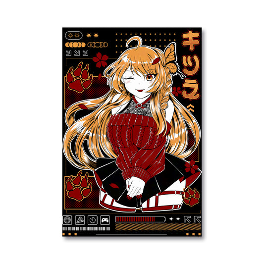 FindingANest Cozy Kitsune Poster