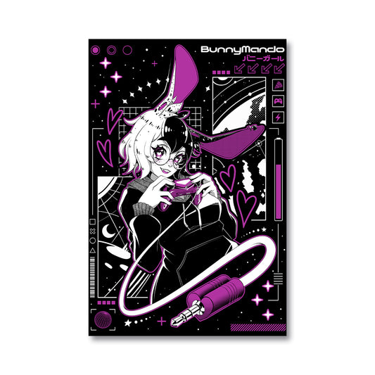 BunnyMando "Heart-Invader" Poster