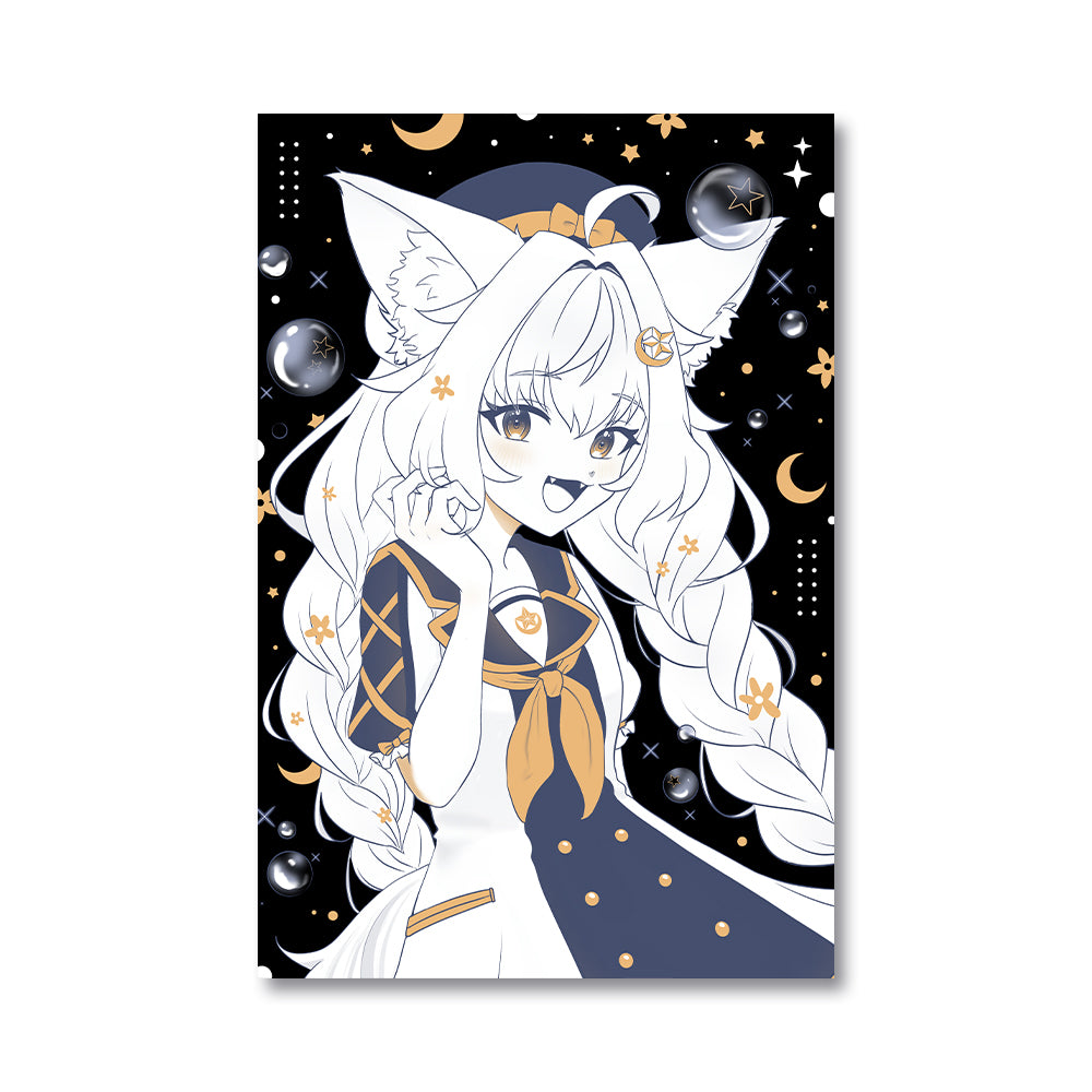 Soleil La Kaye "Moonlight Wolf" Poster