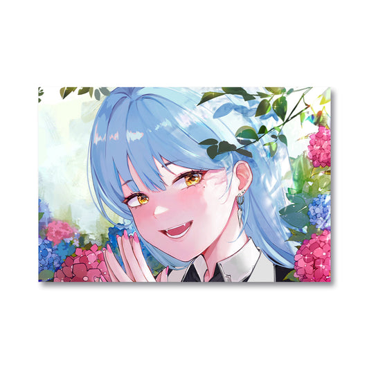 Milkie Hidden Hydrangea Poster