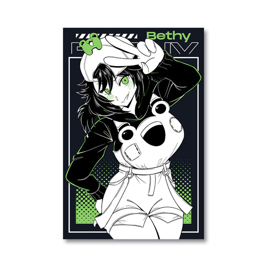 BethyVA Froggy Poster