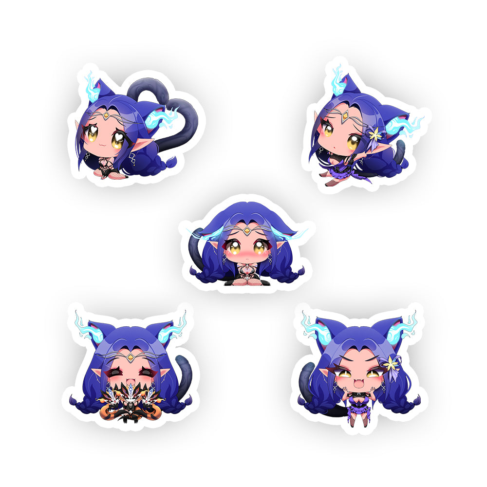 Queenie "Queen-Emotes" Sticker Pack