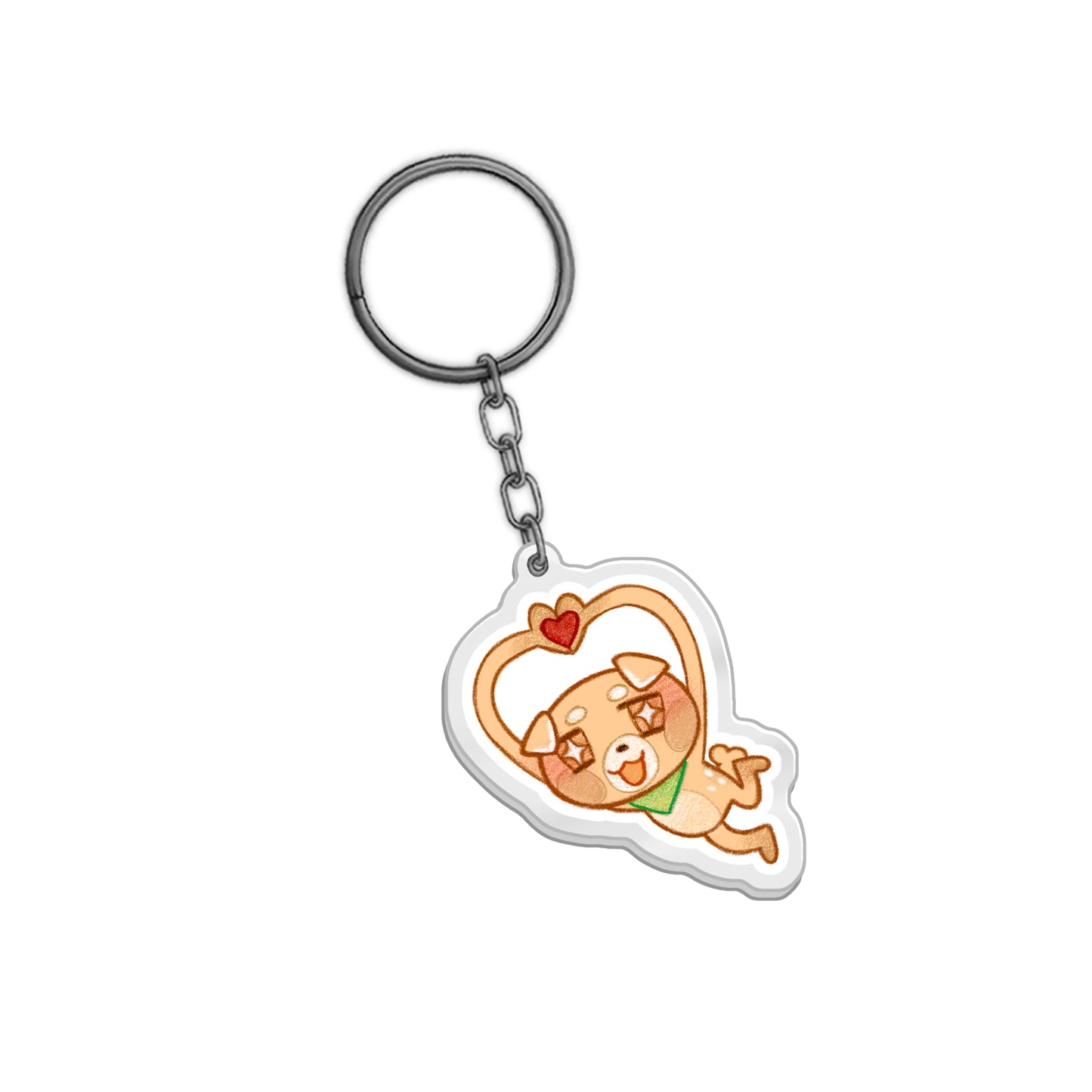 Renn Mochi Heart Paws Keychain