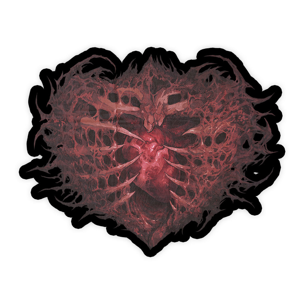 GORE-GIRL Decaying Heart Rug