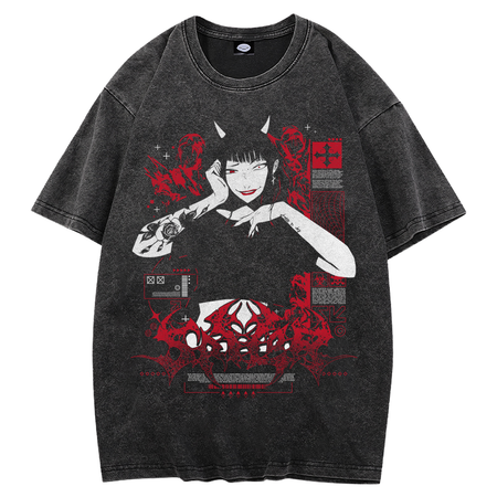 Sailor Acid Wash Oversized T-Shirt