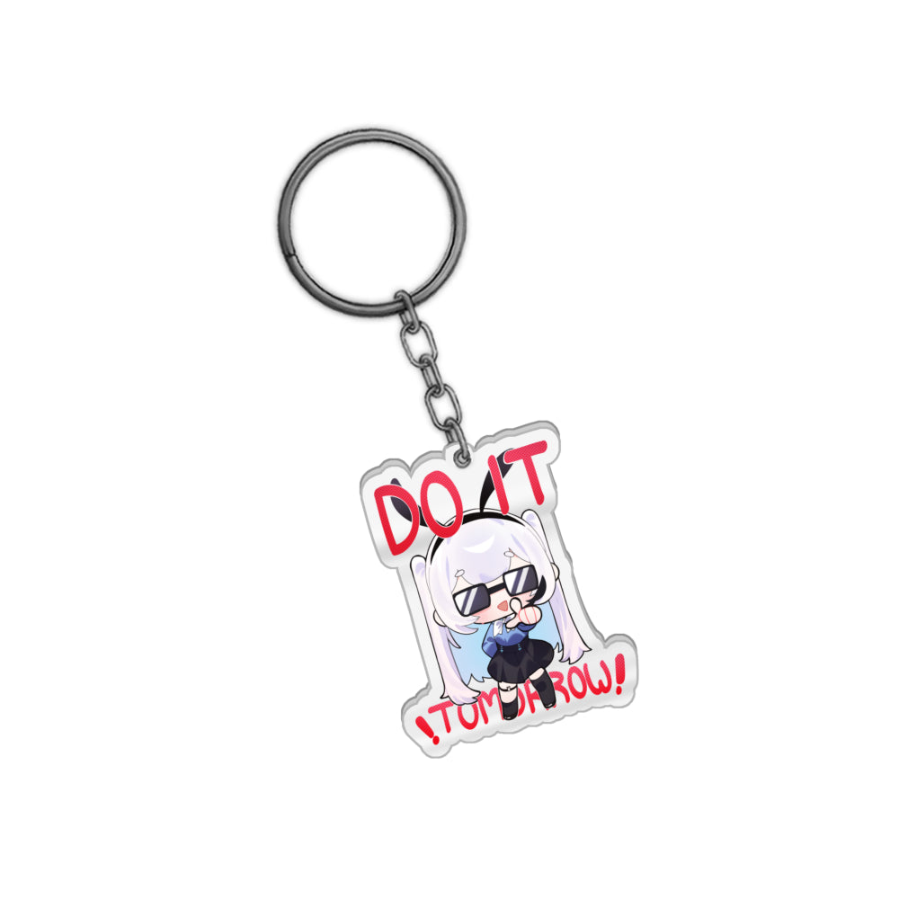 Sally Sinclair Do It Tomorrow Keychain