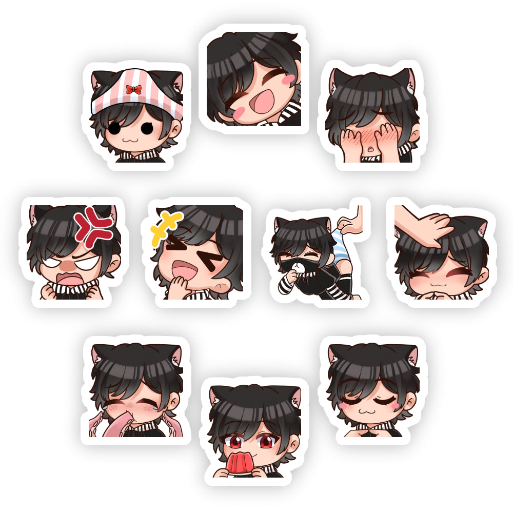 SpooksyTV "Emote" Sticker Pack