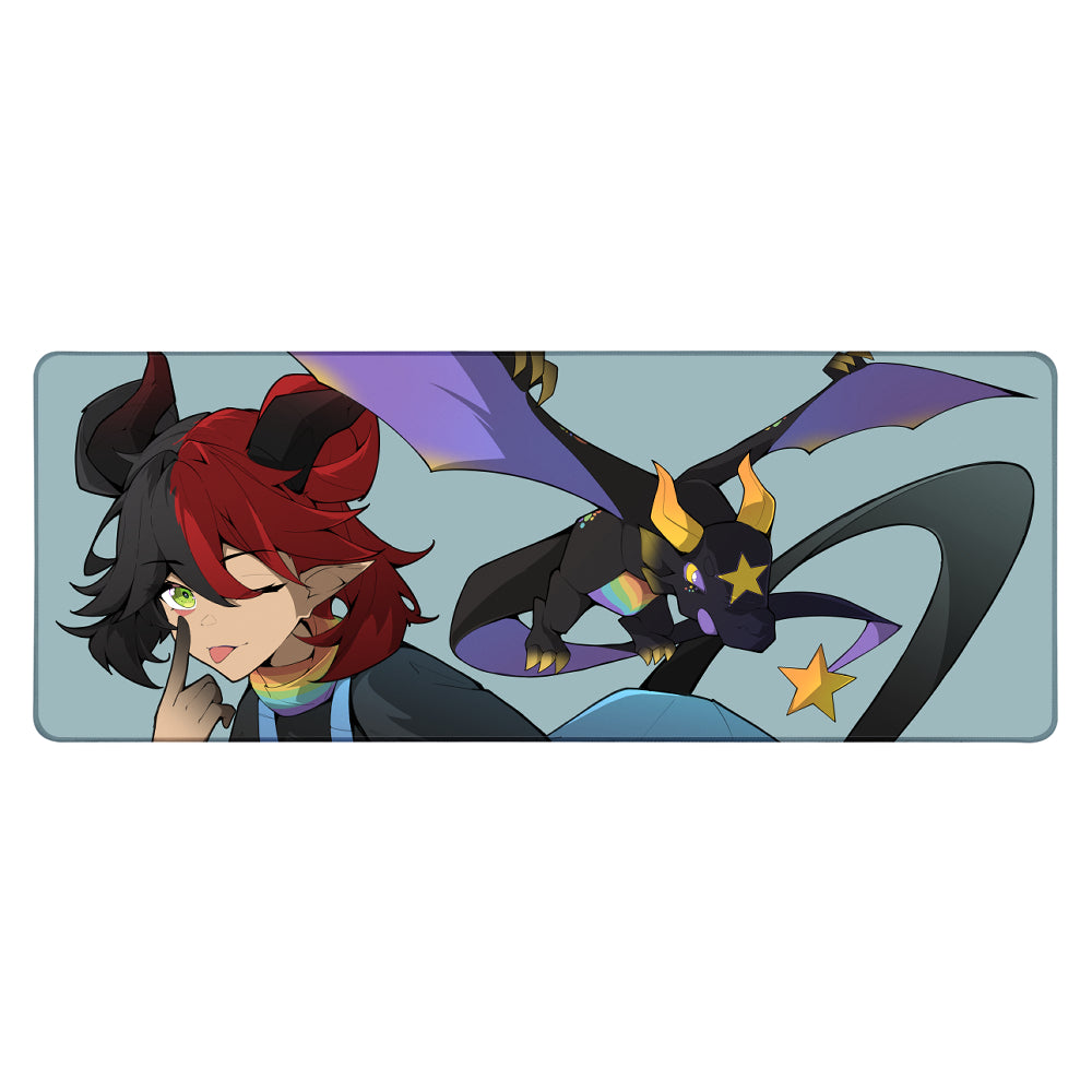StarbieVT "Rainbow Dragon" XL Mousepad