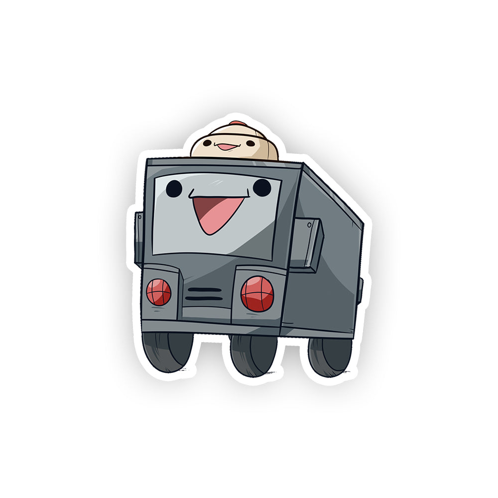 Zippkey Truck-kun Sticker