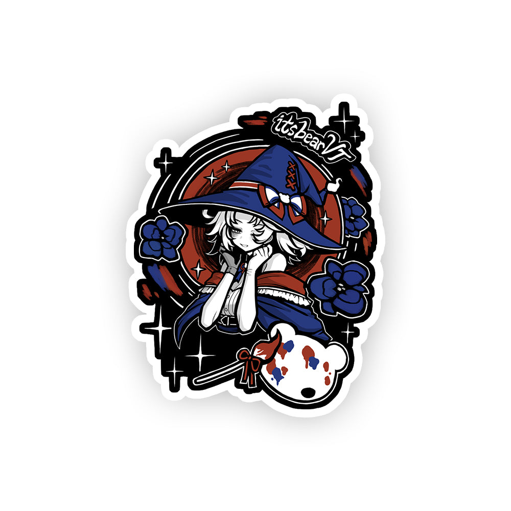 Itsbearvt Art Witch Sticker