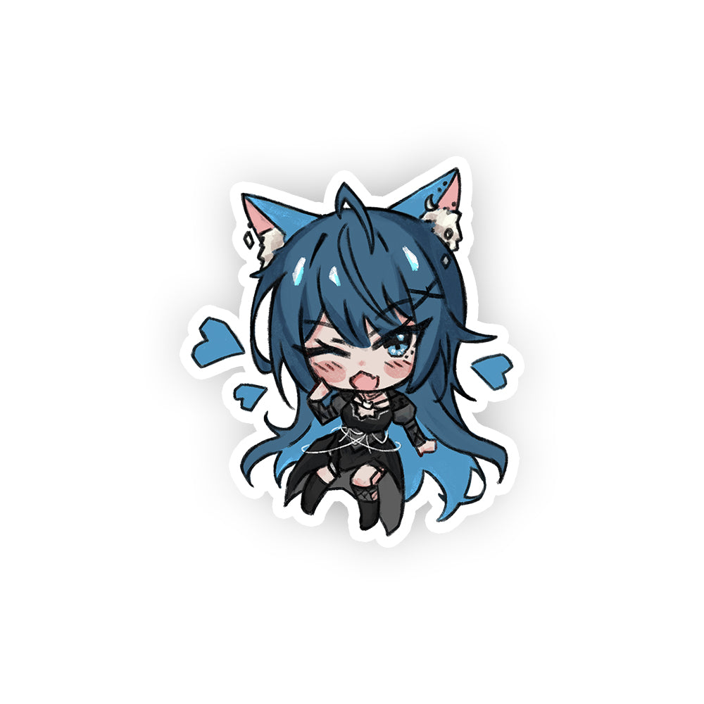 TsunamiCat Gothic Princess Sticker