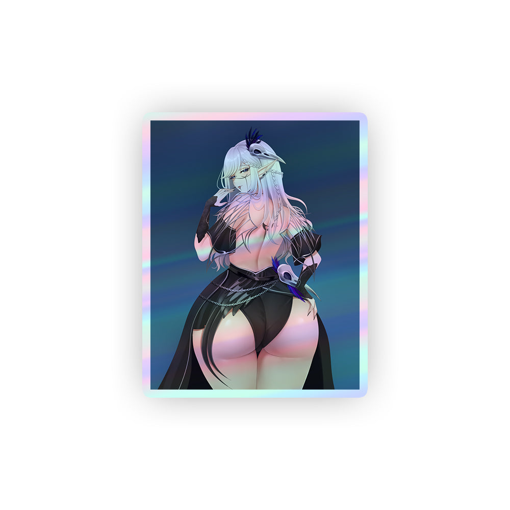 SnootyDeath Holographic Sticker