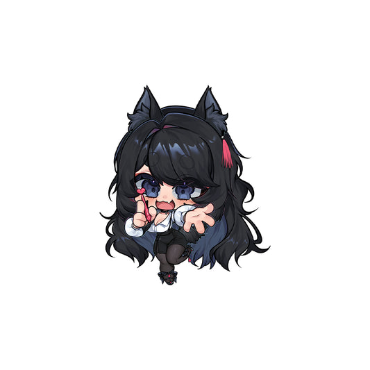 Kazamorix Office Lady Chibi Sticker