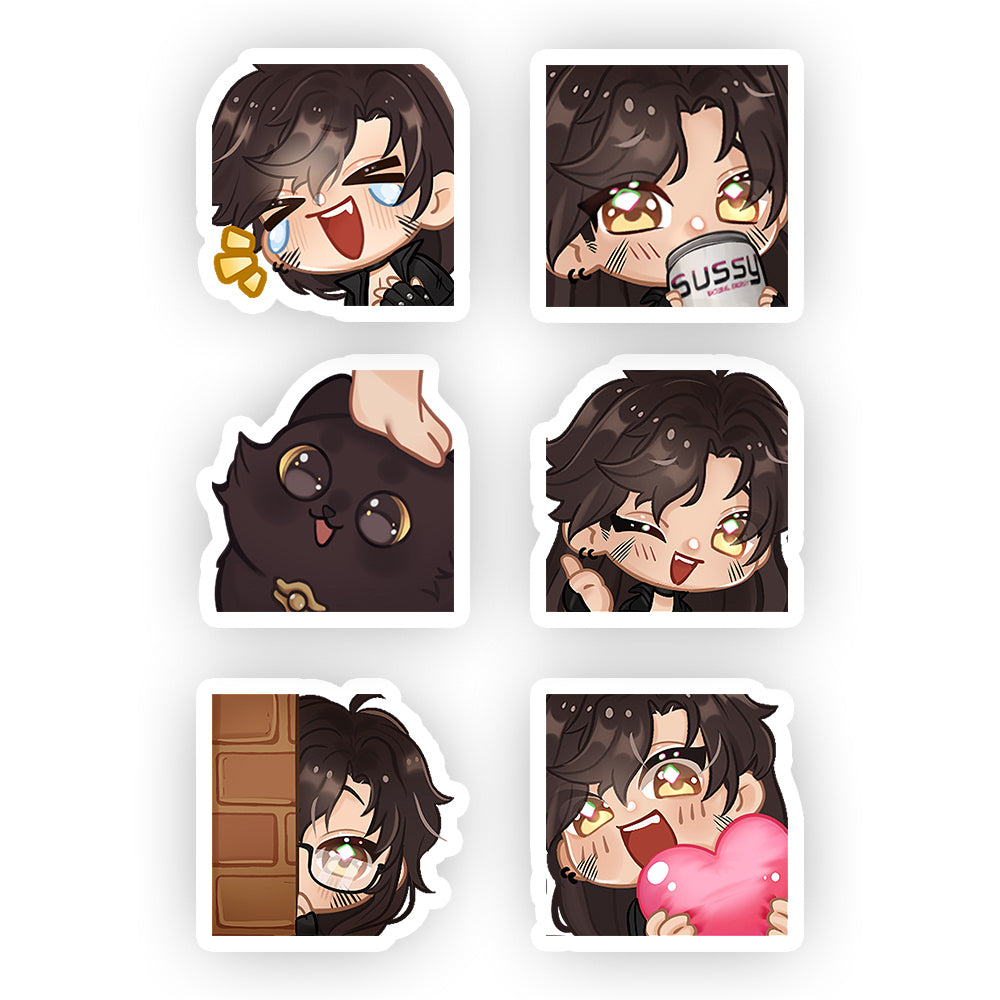 Kindredspiritva Emote Sticker Pack