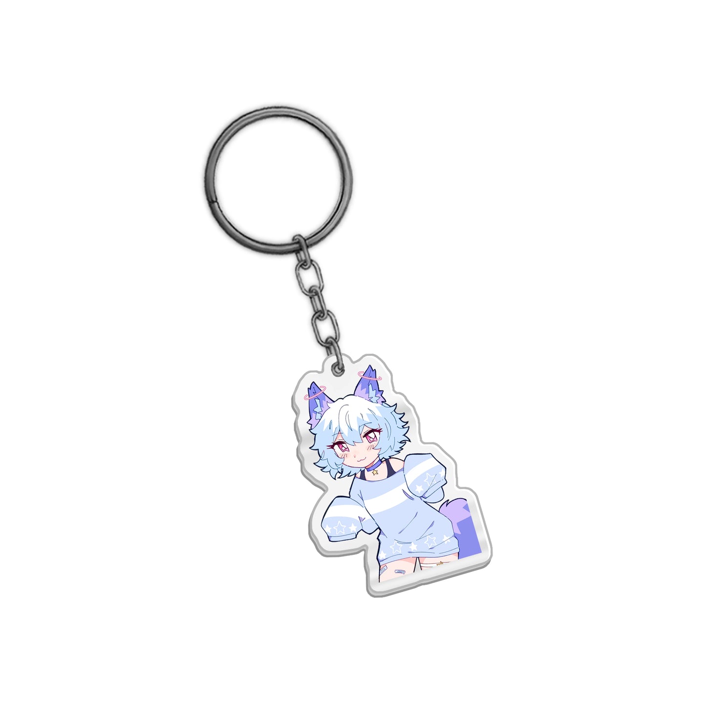 sweetstarcosmic "Sleeved to Meet You!" Keychain