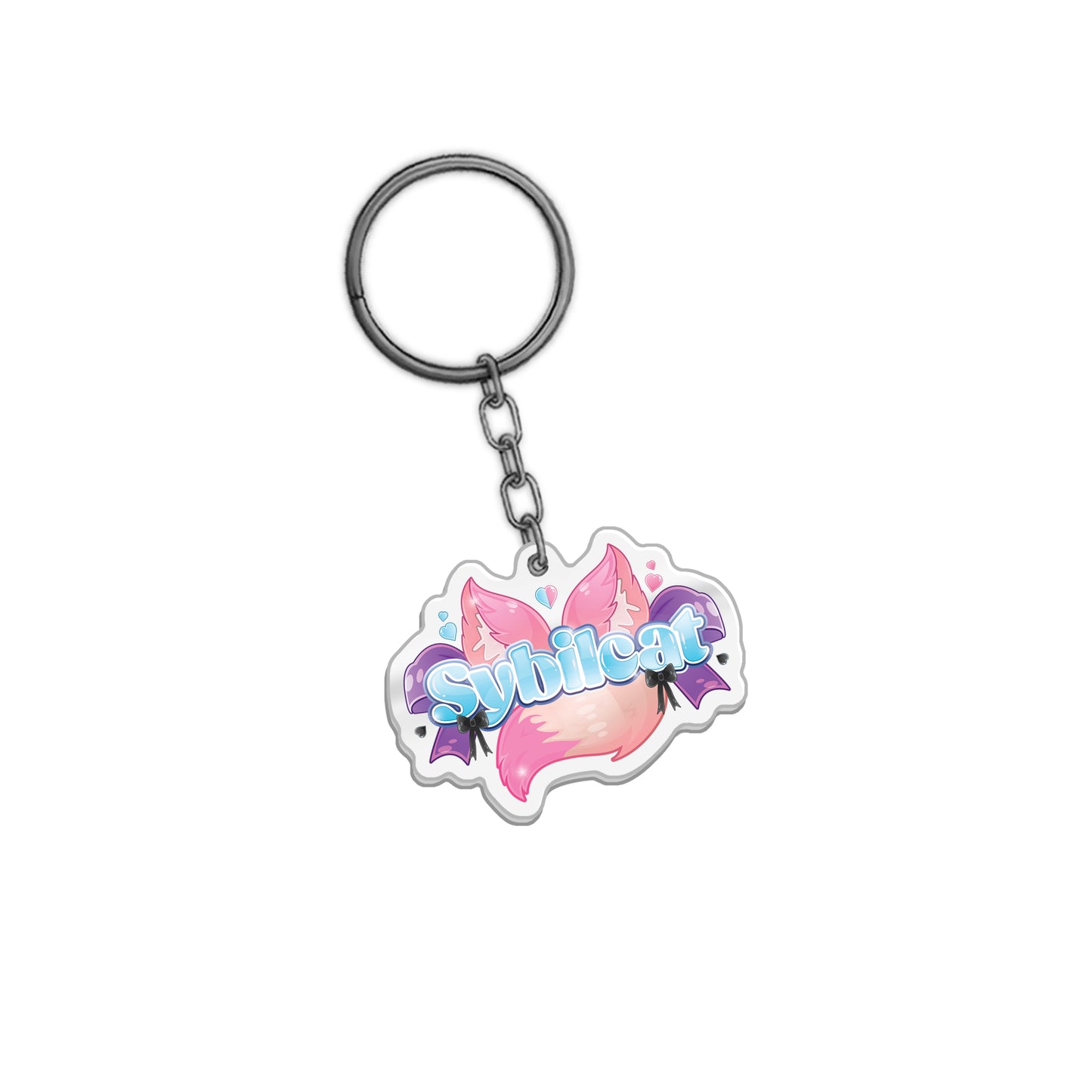 sybilcat "Logo" Keychain
