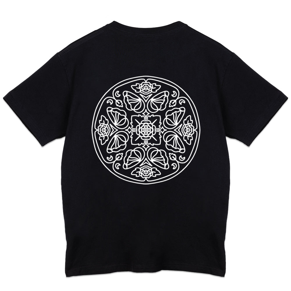 Trisdove "Rose Garden" T-Shirt - Black