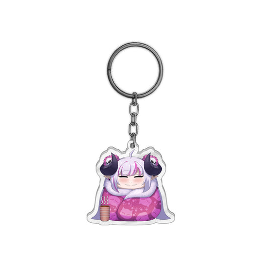 TiffanyTiefling Warm and Cozy Chibi Keychain