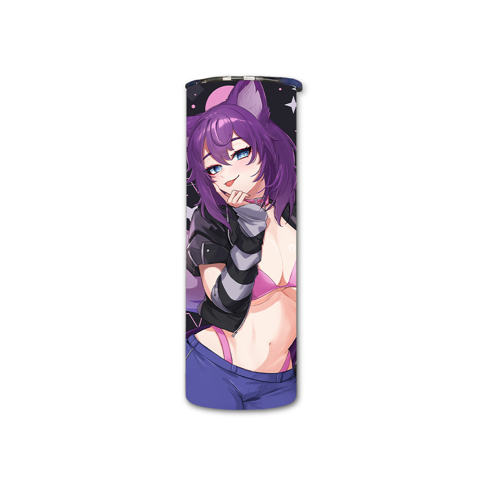 LunaNyaVT "Crescent Wolf" Tumbler