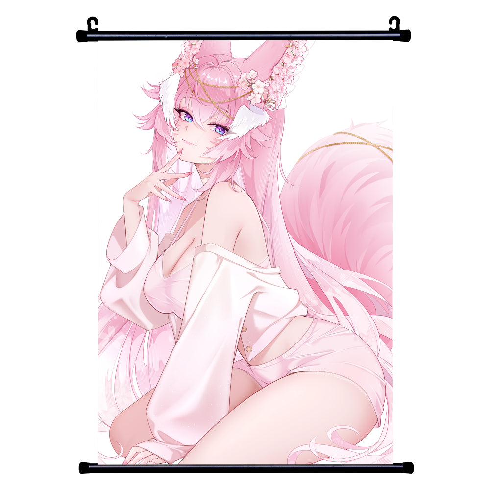 Valuniya "Kitsune's Gaze" Wall Scroll