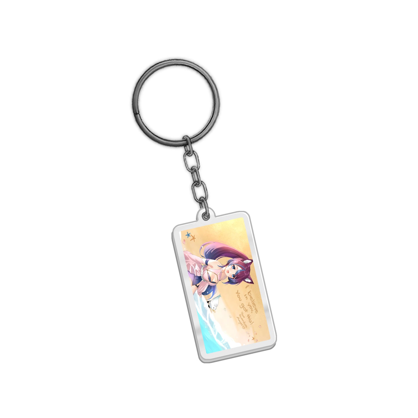 WritingtheWaves "Beachside" Keychain