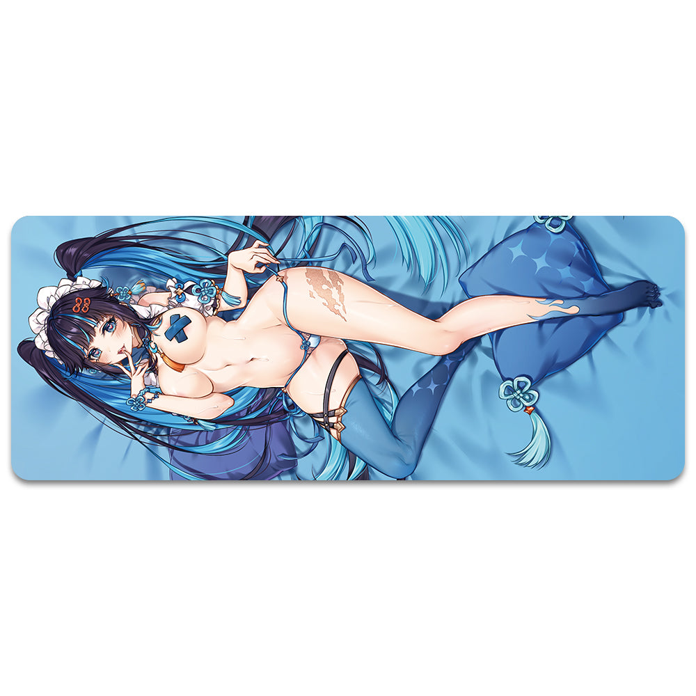 Konie Blue Waifu XL Mousepad