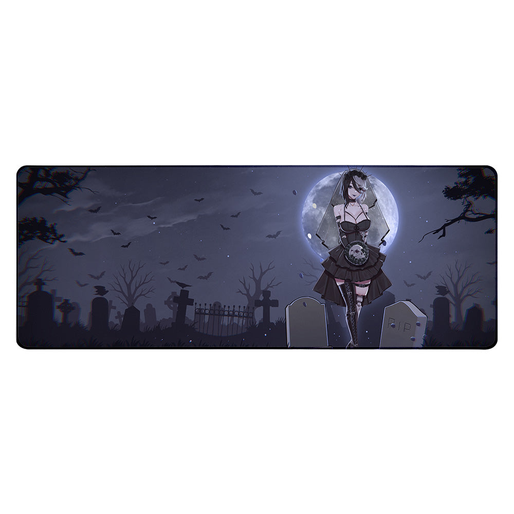 HereLiesElla Graveyard XL Mousepad